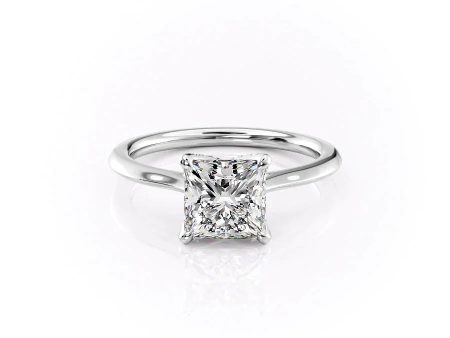 The Madison Set With A 2.5 Carat Princess Lab Diamond Online Hot Sale