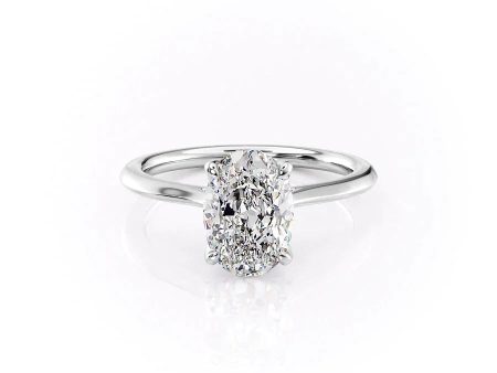 The Madison Set With A 1 Carat Oval Lab Diamond Online