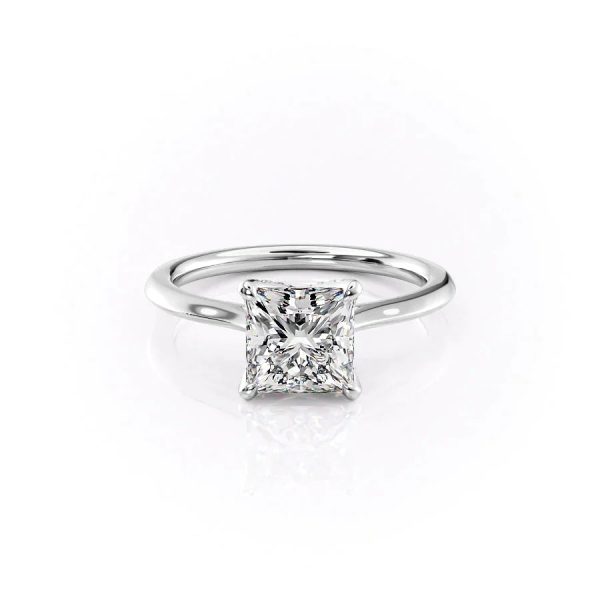 The Madison Set With A 1 Carat Princess Lab Diamond Hot on Sale