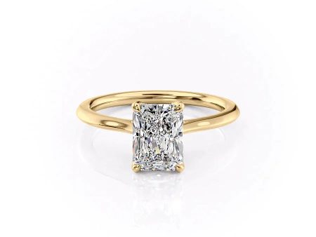 The Madison Set With A 1 Carat Radiant Lab Diamond on Sale