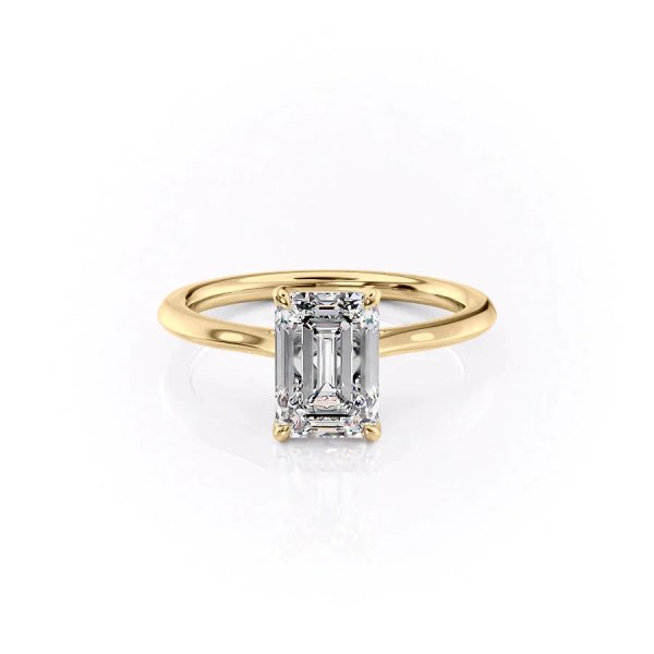 The Madison Set With A 1 Carat Emerald Lab Diamond For Discount