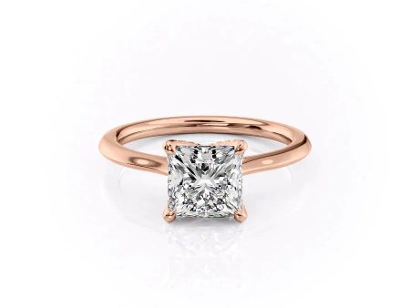 The Madison Set With A 1 Carat Princess Lab Diamond Cheap