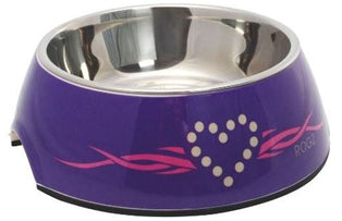 Rogz Bubble Bowl 350ml - Purple Chrome Online now