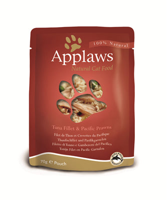 Applaws Cat Tuna and Prawn 70g pouch Supply