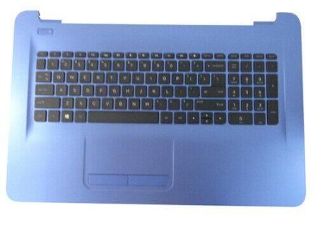 HP 17-X 17-Y Noble Blue Palmrest w US Keyboard Touchpad 908057-001 Fashion