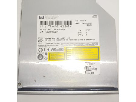 HP DVD‚±RW DL Drive Sourced from Working Laptop GWA-4082N (S05D) 395001-6C0 395730-001 Online Hot Sale