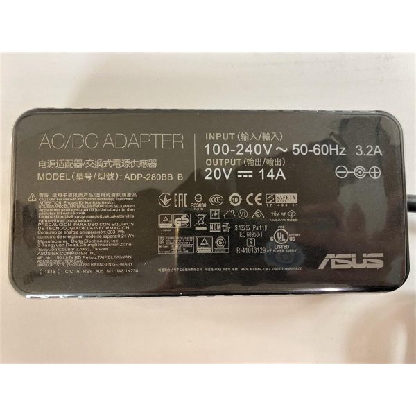 New Genuine Asus ROG G703GI-E5094T G703GI-E5096R G703GI-E5097R G703GI-E5144T AC Adapter Charger 280W Cheap