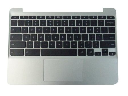 HP Chromebook 11-V Silver Palmrest Keyboard Touchpad 900818-001 For Discount