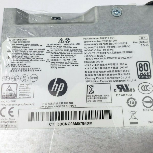 New HP EliteOne 800 G1 AIO Power Supply 702912-001 733490-001 D12-200P2A Cheap