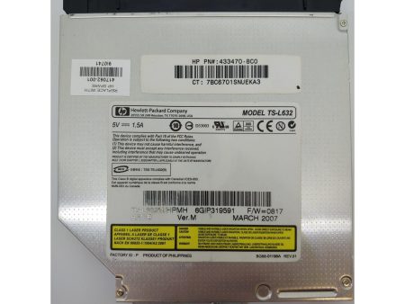 HP CD   DVD RW DL Optical Drive Sourced from Working Laptop TS-L632 TS-L632M   HPMH Cheap